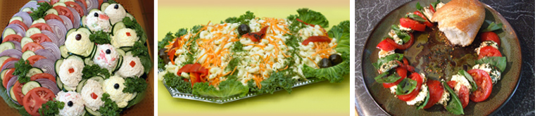 salad platters